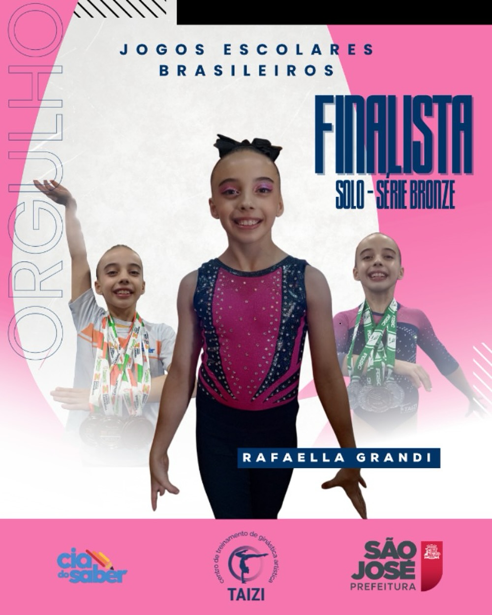 Com muita dedicação, coragem e amor pela ginástica, Rafaella Grandi chega à final dos Jogos Escolares Brasileiros! Que orgulho ver todo seu esforço transformado em conquista! 💖👏 #ginastica #jebs #jeb