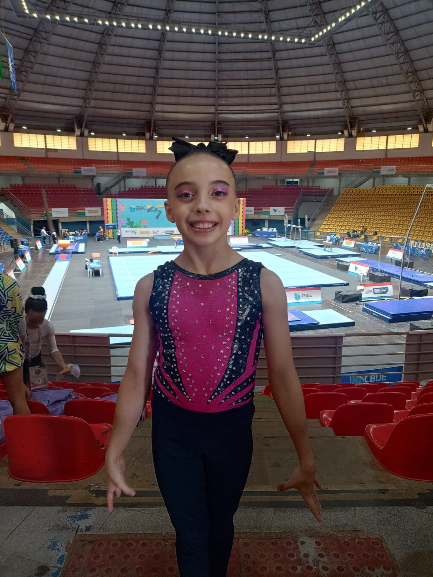 Nossa ginasta Rafaella Grandi está representando Santa Catarina nos Jogos Escolares Brasileiros 😍 Boa competição Rafinha, estamos aqui torcendo por você 🩷 #ginastica #jebs